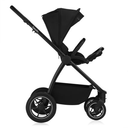 Lionelo - Kombinovaný kočík 2 v 1 MERIL Black Onyx