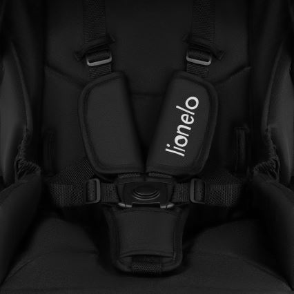 Lionelo - Kombinovaný kočík 2 v 1 MERIL Black Onyx