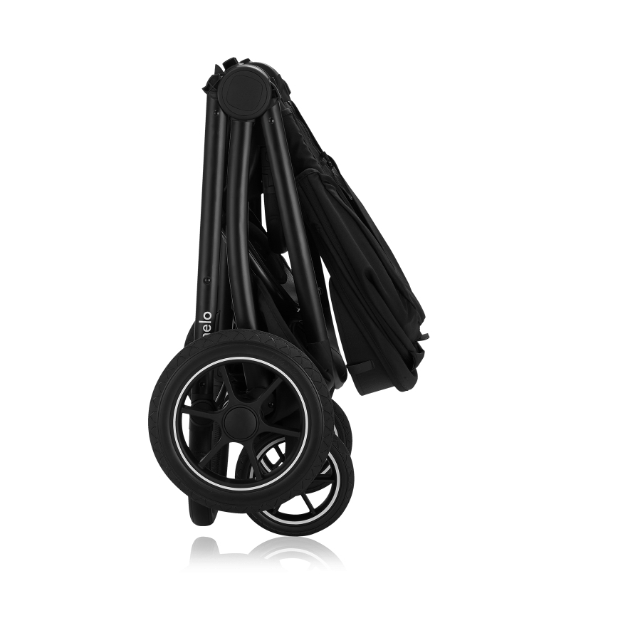 Lionelo - Kombinovaný kočík 2 v 1 MERIL Black Onyx