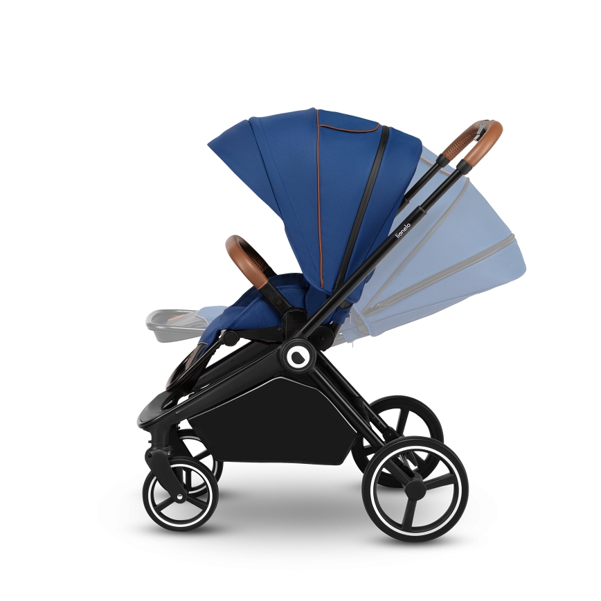 Lionelo - Kombinovaný kočík 2 v 1 MIKA Blue Navy