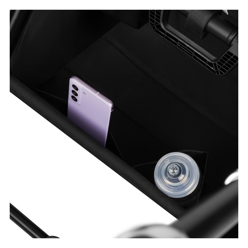 Lionelo - Kombinovaný kočík 2 v 1 MIKA PLUS Black Onyx