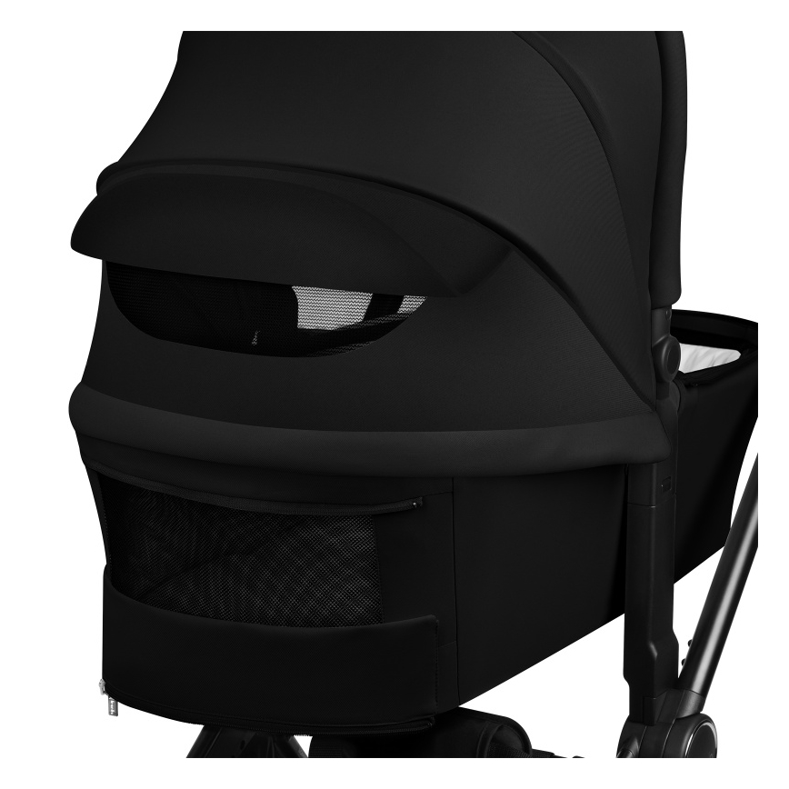 Lionelo - Kombinovaný kočík 2 v 1 MIKA PLUS Black Onyx