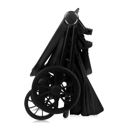 Lionelo - Kombinovaný kočík 2 v 1 MIKA PLUS Black Onyx