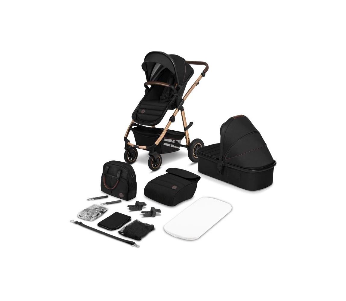 Lionelo - Kombinovaný kočík 2v1 AMBER Black Onyx 5903771705738