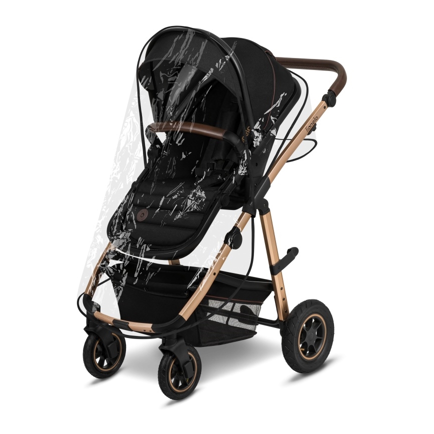 Lionelo - Kombinovaný kočík 2v1 AMBER Black Onyx