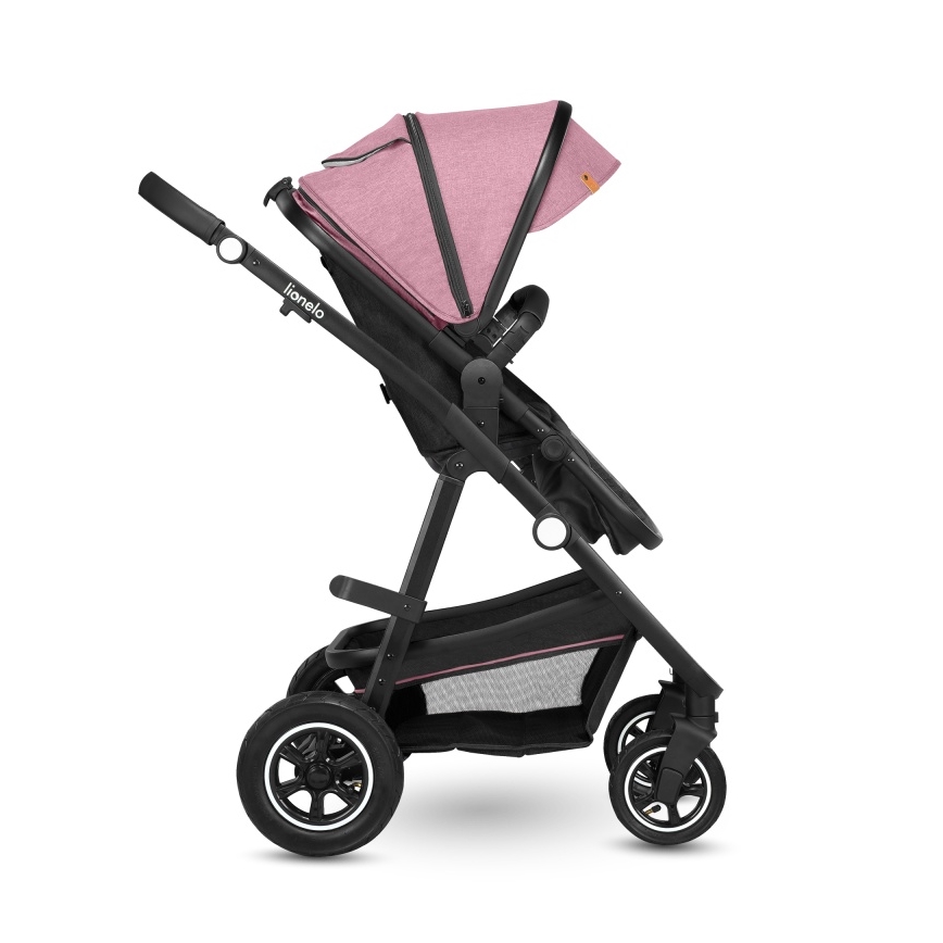 Lionelo - Kombinovaný kočík 2v1 AMBER Pink Rose