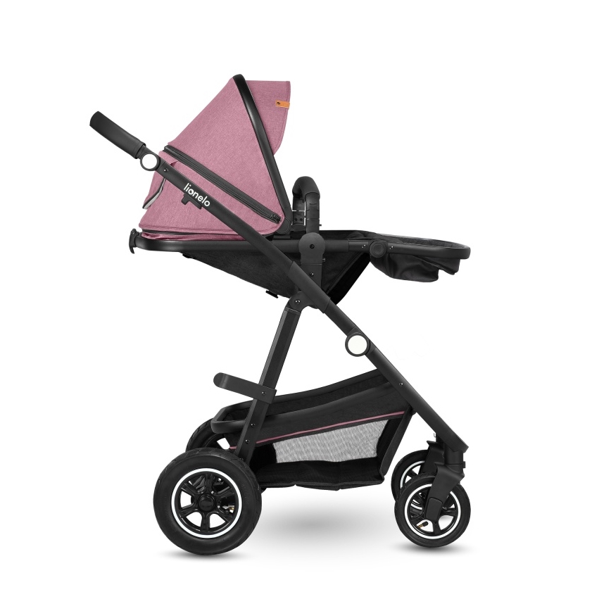 Lionelo - Kombinovaný kočík 2v1 AMBER Pink Rose