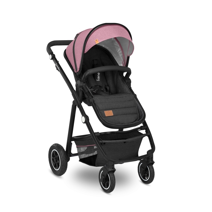 Lionelo - Kombinovaný kočík 2v1 AMBER Pink Rose