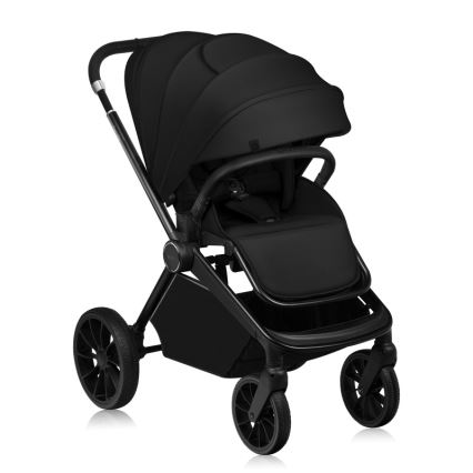 Lionelo - Kombinovaný kočík 2v1 MIKA PLUS Black Onyx
