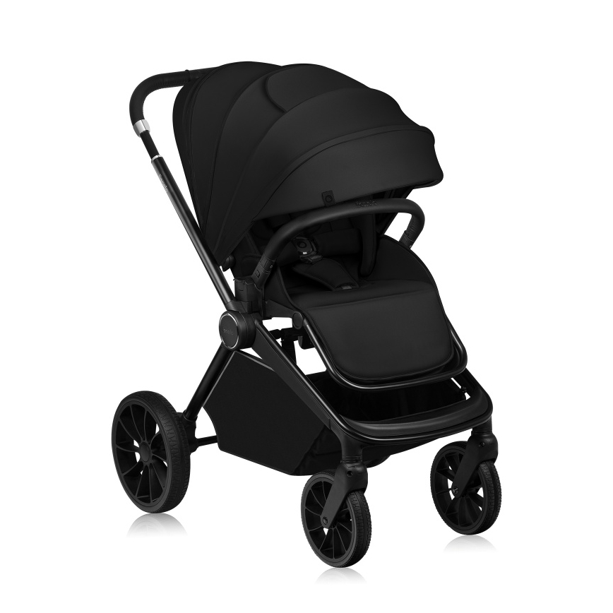 Lionelo - Kombinovaný kočík 2v1 MIKA PLUS Black Onyx