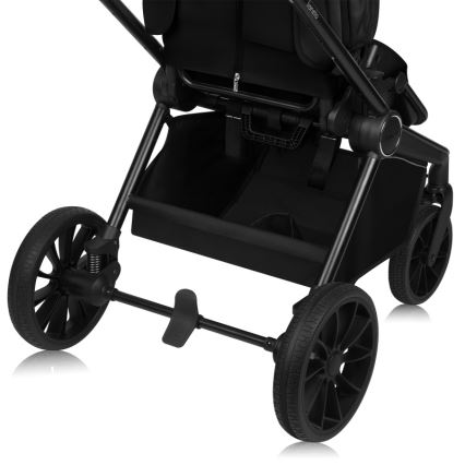 Lionelo - Kombinovaný kočík 2v1 MIKA PLUS Black Onyx