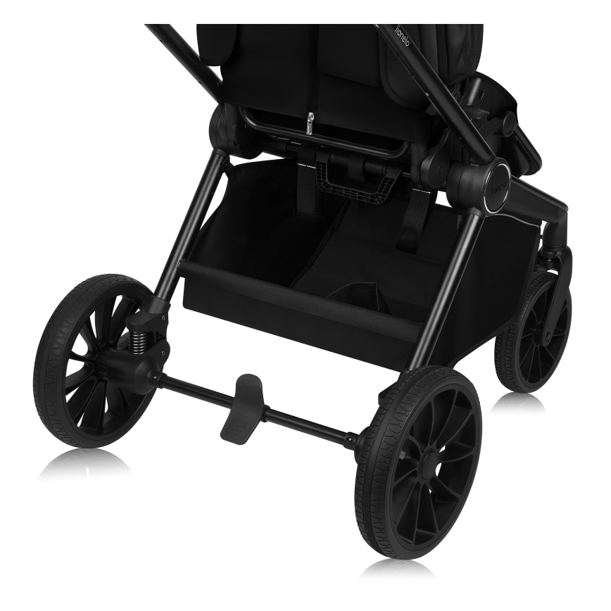 Lionelo - Kombinovaný kočík 2v1 MIKA PLUS Black Onyx