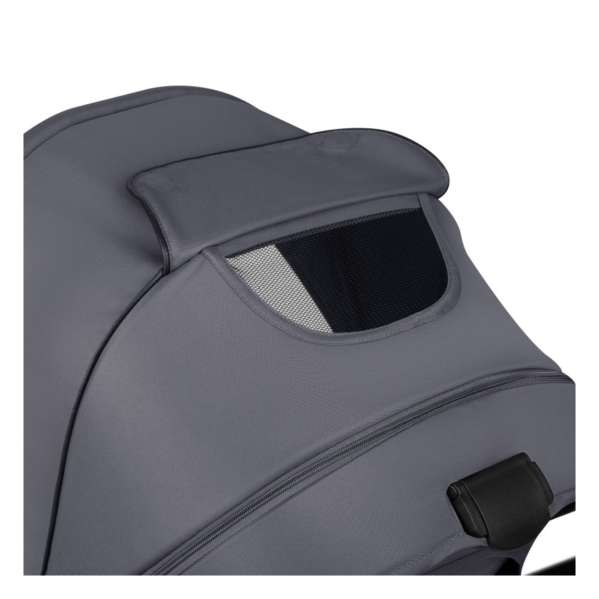 Lionelo - Kombinovaný kočík 3 v 1 AMBER PLUS Šedý grafit