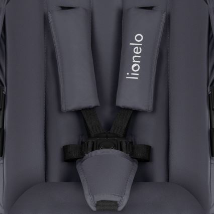 Lionelo - Kombinovaný kočík 3 v 1 AMBER PLUS Šedý grafit