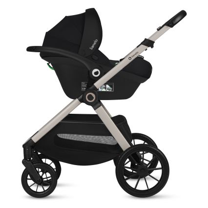 Lionelo - Kombinovaný kočík 3 v 1 LAYLA Beige Sand