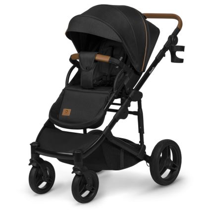 Lionelo - Kombinovaný kočík 3 v 1 MARI TOUR Black Onyx