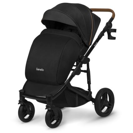 Lionelo - Kombinovaný kočík 3 v 1 MARI TOUR Black Onyx