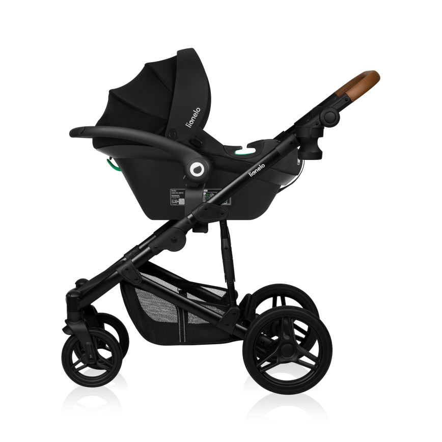 Lionelo - Kombinovaný kočík 3 v 1 MARI TOUR Black Onyx