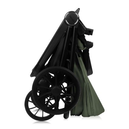 Lionelo - Kombinovaný kočík 3 v 1 MIKA PLUS Zelená oliva