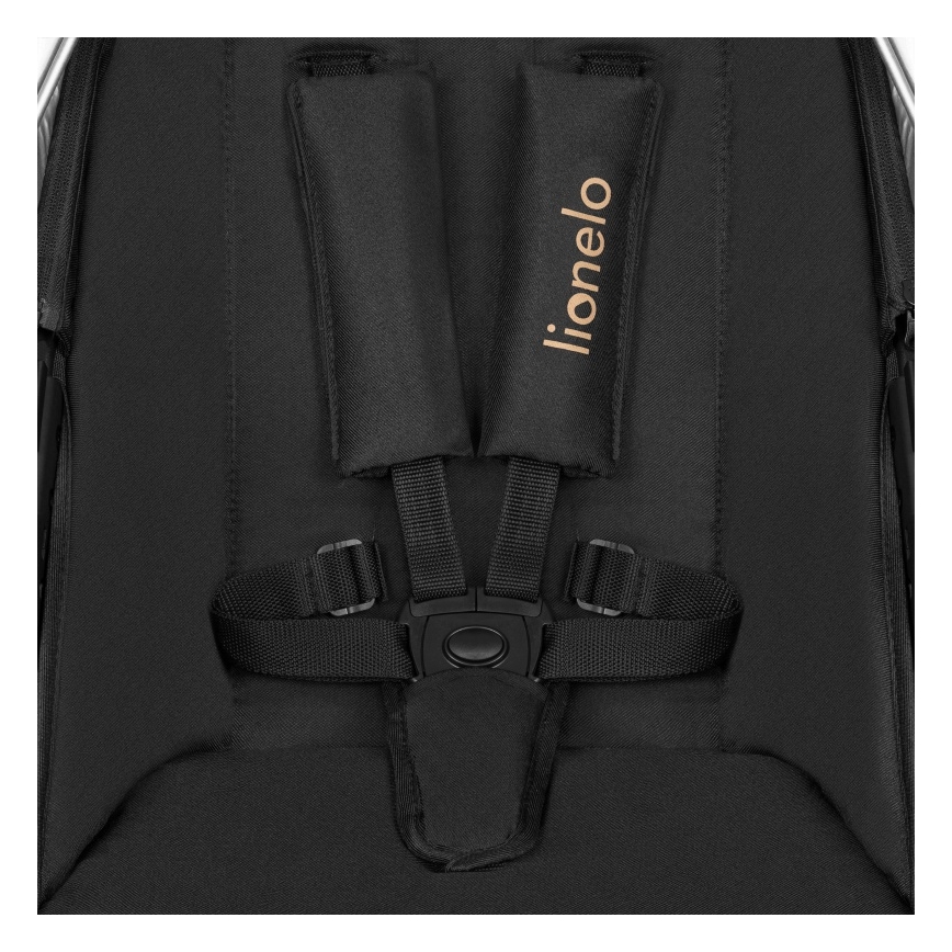 Lionelo - Kombinovaný kočík 3v1 AMBER Black Onyx