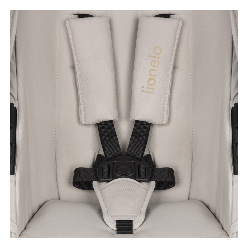 Lionelo - Kombinovaný kočík 3v1 AMBER PLUS Beige Sand