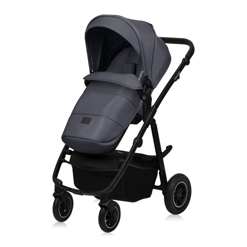 Lionelo - Kombinovaný kočík 3v1 AMBER PLUS šedý Graphite