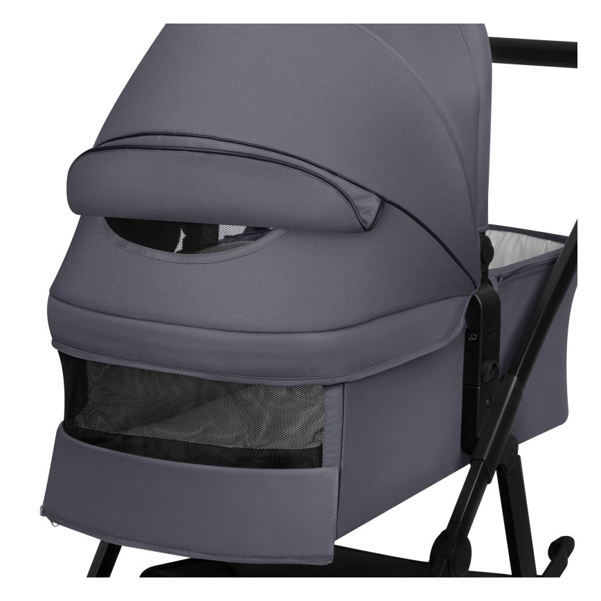 Lionelo - Kombinovaný kočík 3v1 AMBER PLUS šedý Graphite