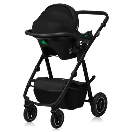 Lionelo - Kombinovaný kočík 3v1 AMBER PLUS šedý Graphite