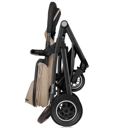 Lionelo - Kombinovaný kočík 3v1 BIANKA béžovo-pieskový