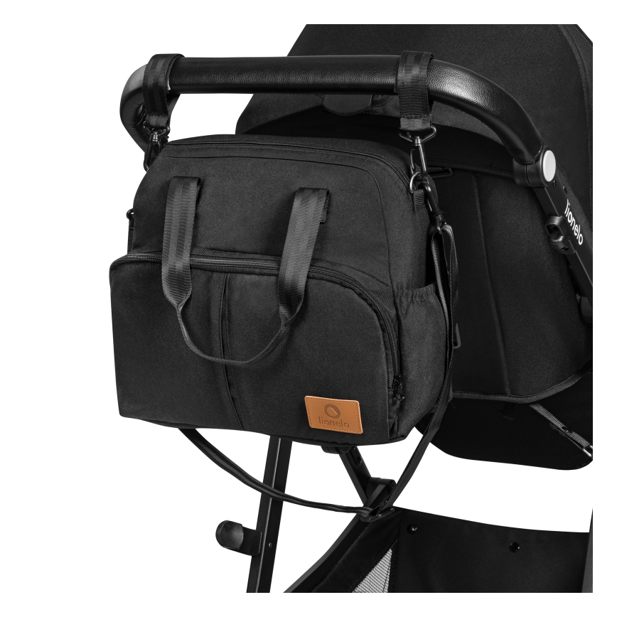 Lionelo - Kombinovaný kočík 3v1 BIANKA Black Onyx