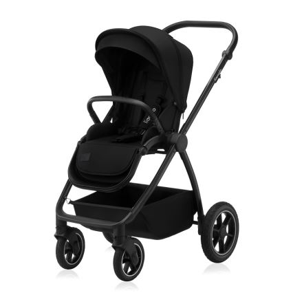 Lionelo - Kombinovaný kočík 3v1 MERIL Black Onyx