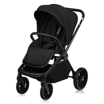 Lionelo - Kombinovaný kočík 3v1 MIKA PLUS Black Onyx