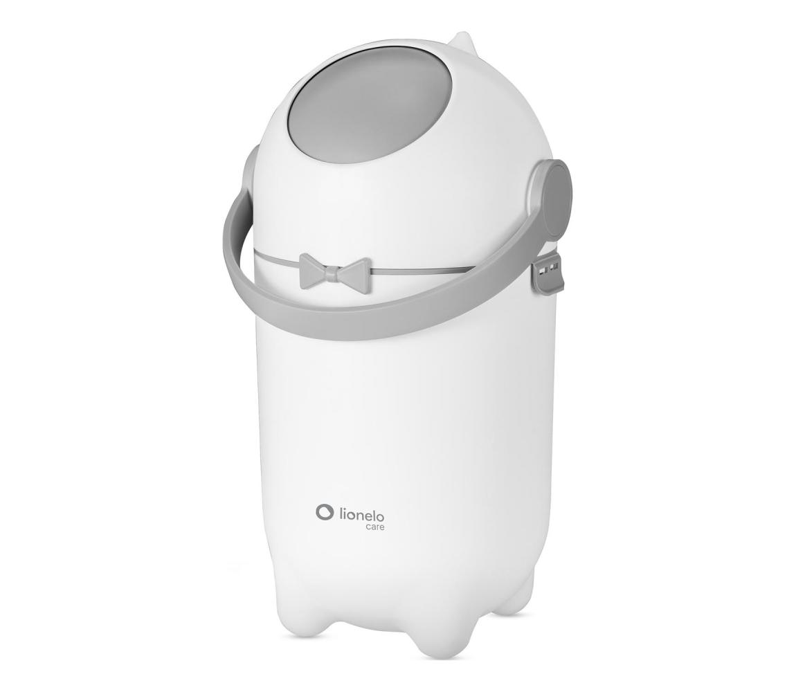 Lionelo - Kôš na plienky PUREBIN 10 l biely 5903771725385