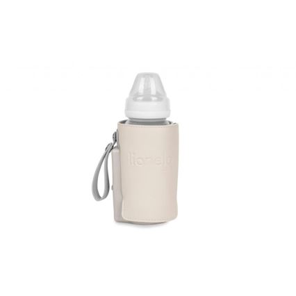 Lionelo - Nabíjací ohrievač fľašiek THERMUP GO PLUS 10W/5V béžová