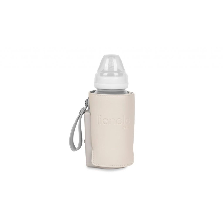Lionelo - Nabíjací ohrievač fľašiek THERMUP GO PLUS 10W/5V béžová