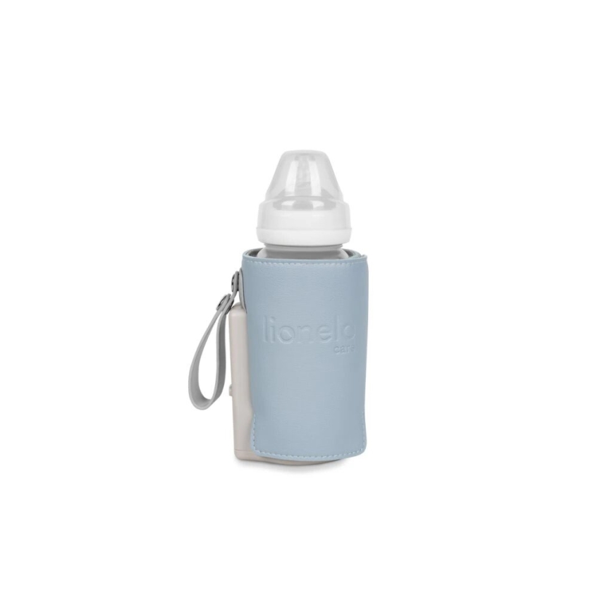 Lionelo - Nabíjací ohrievač fľašiek THERMUP GO PLUS 10W/5V modrá/šedá