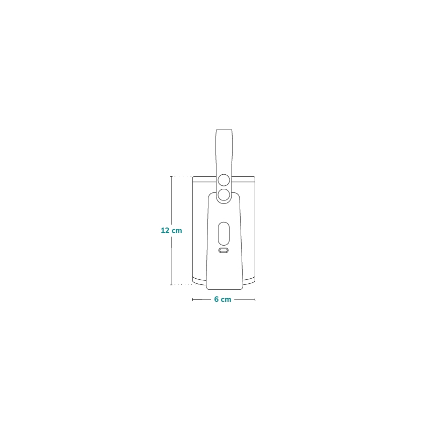 Lionelo - Nabíjací ohrievač fľašiek THERMUP GO PLUS 10W/5V modrá/šedá