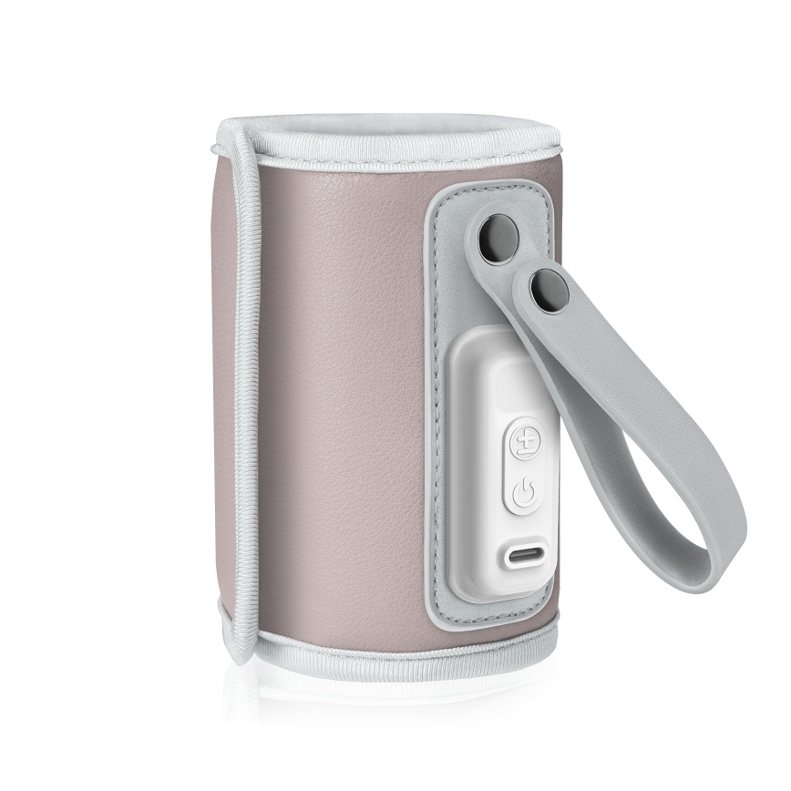 Lionelo - Nabíjací ohrievač fliaš THERMUP GO 18W/5V Pink Baby