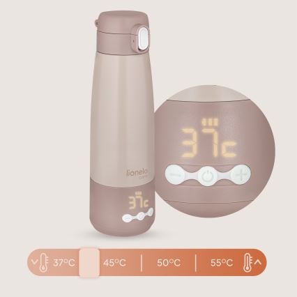 Lionelo - Nabíjací ohrievač mlieka THERMUP 55W/5V