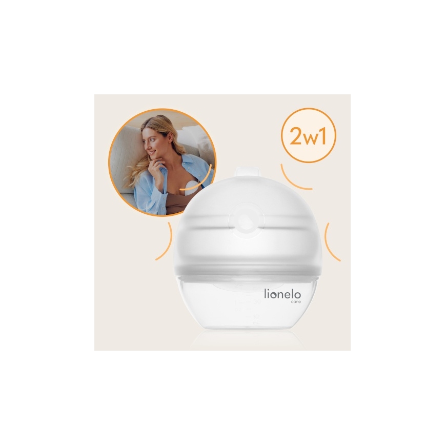 Lionelo - Odsávačka materského mlieka 2 v 1 MILKY 60 ml