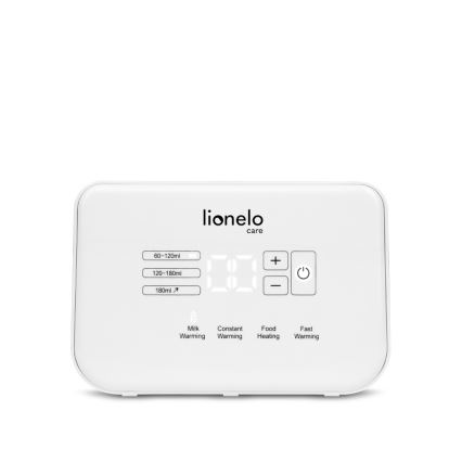 Lionelo - Ohrievač fliaš THERMUP DOUBLE 250W/230V biela