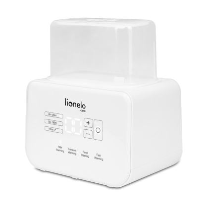 Lionelo - Ohrievač fliaš THERMUP DOUBLE 250W/230V biely