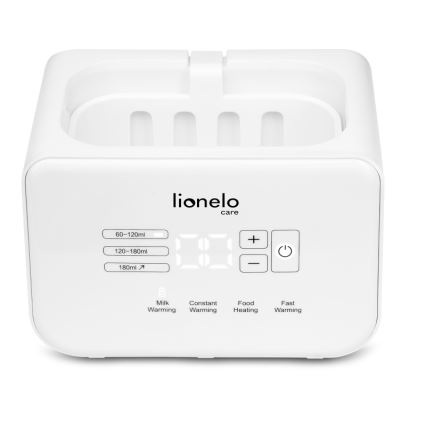 Lionelo - Ohrievač fliaš THERMUP DOUBLE 250W/230V biely