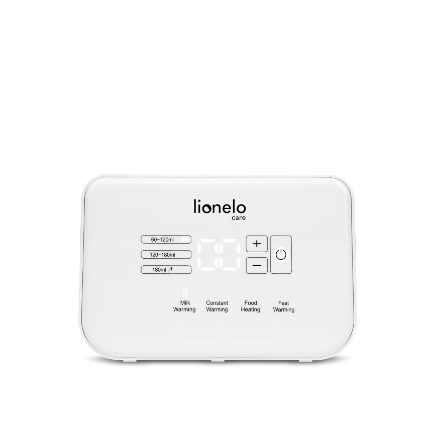 Lionelo - Ohrievač fliaš THERMUP DOUBLE 250W/230V biely