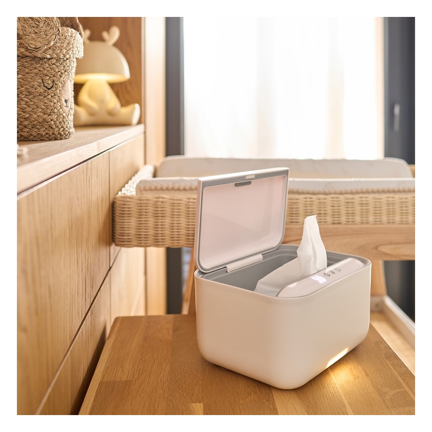 Lionelo - Ohrievač vlhčených obrúskov BABYBLISS 20W/230V