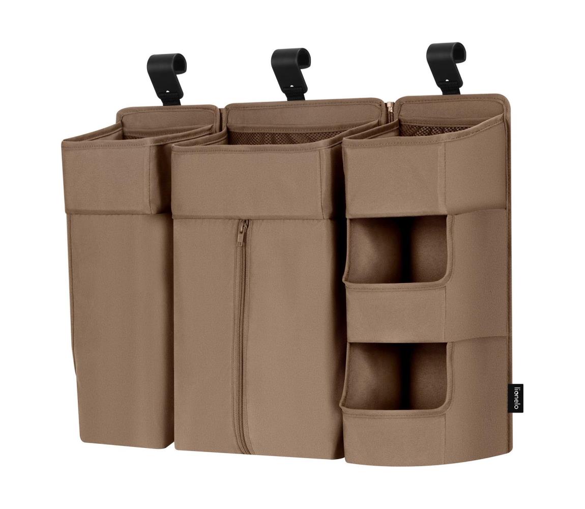 Lionelo - Organizér na postieľku 3 v 1 SIDEPOCKET béžový 5903771724838