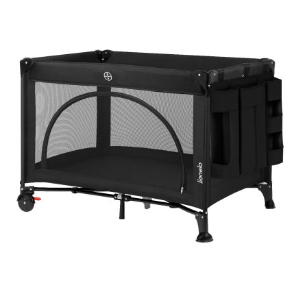 Lionelo - Organizér na postieľku 3v1 SIDEPOCKET Čierny