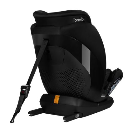 Lionelo - Otáčacia autosedačka so základňou LAVENDER i-Size 76-150 cm Black Carbon
