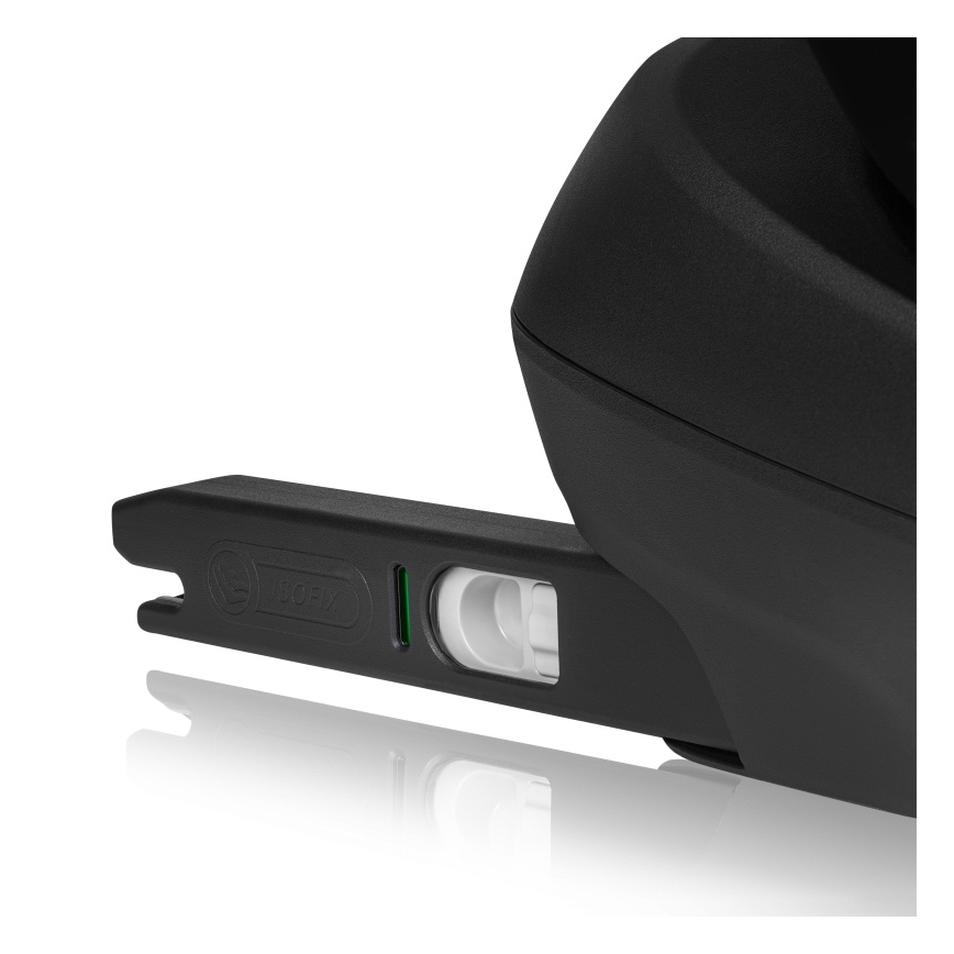 Lionelo - Otáčacia autosedačka so základňou LAVENDER i-Size 76-150 cm Black Carbon