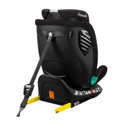 Lionelo - Otáčavá autosedačka so základňou BASTIAAN ONE i-Size 40-150 cm Čierny karbón